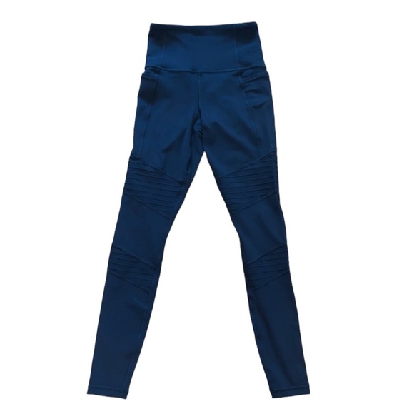 NEW Athleta Inclination Black Moto Tights Leggings XXS - Picture 6 of 10